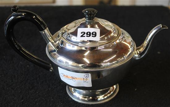 3 piece silver teaset